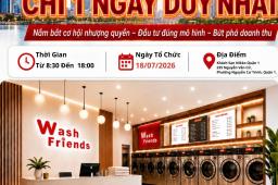 Hội thảo nhượng quyền tư vấn giặt sấy tai Hồ Chí Minh